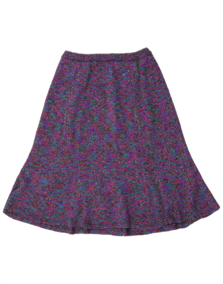 Vintage Womens A-Line Skirt Medium W32  Multicoloured Flecked