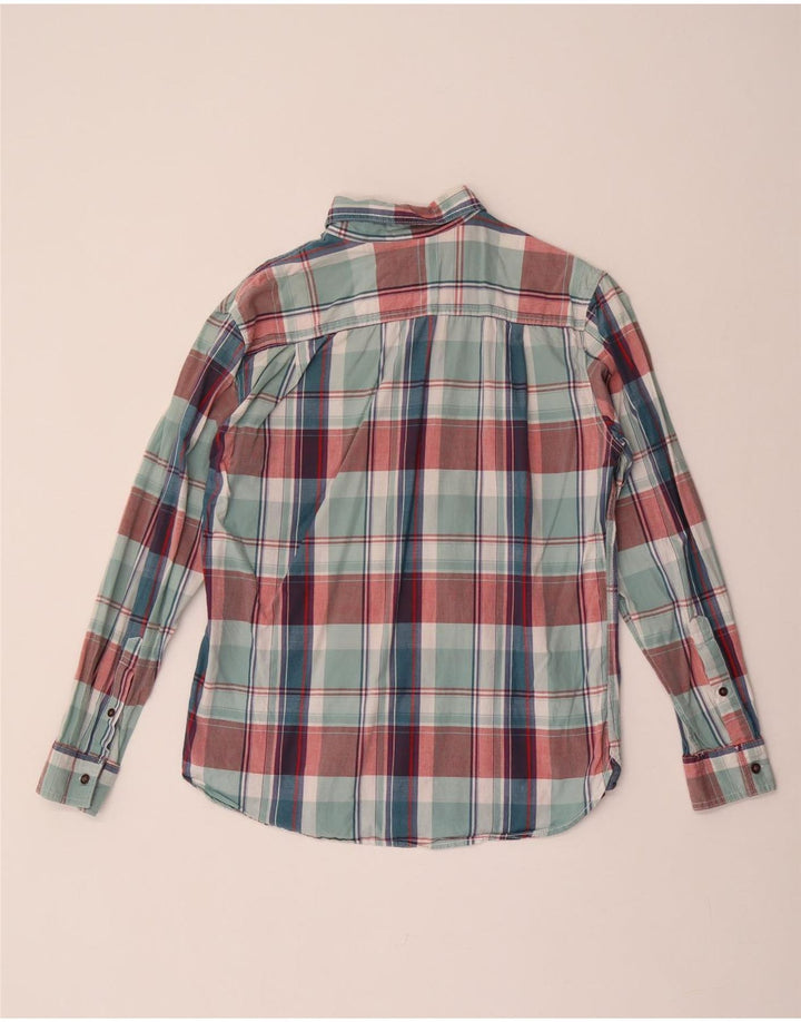 Lee Mens Shirt Medium Green Check Cotton