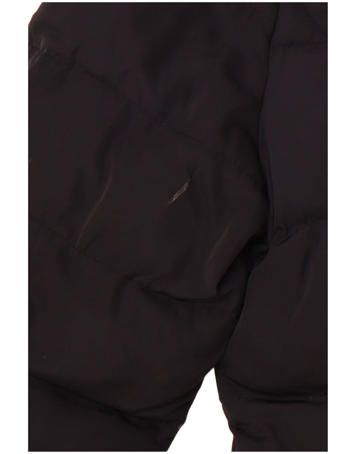 PUFFA Womens Padded Jacket UK 16 Large Black Polyester