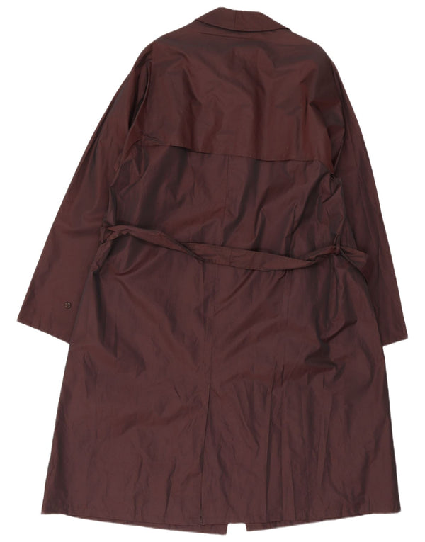 Mens Trench Coat UK 40 Large Brown Terital