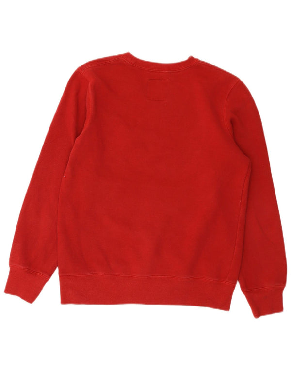 Levi's Boys Graphic Sweatshirt Jumper 15-16 Years Burgundy Cotton