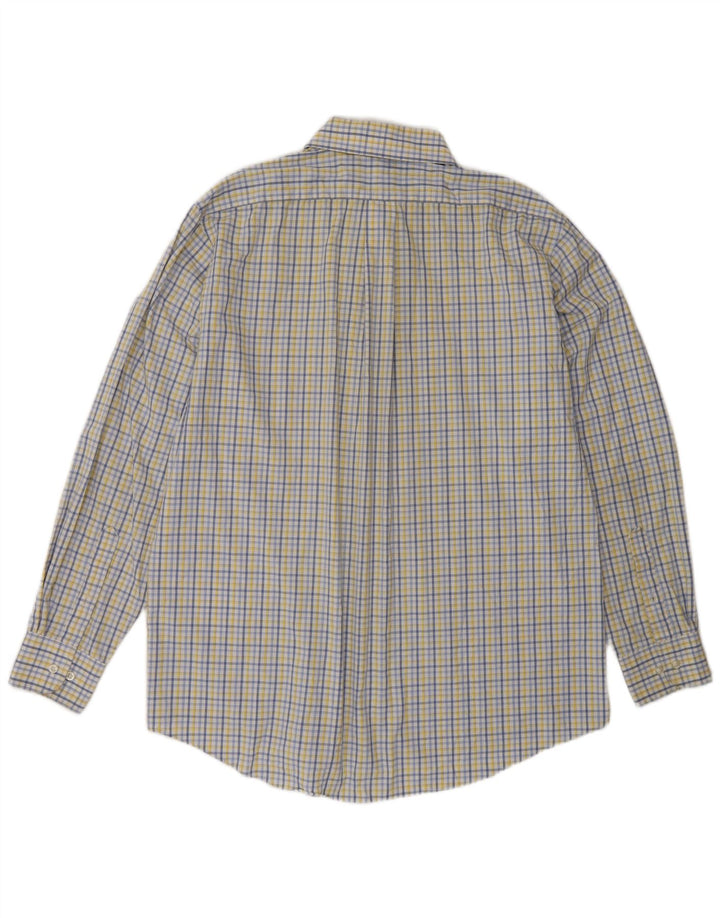 Chaps Mens Regular Fit Shirt Size 16 1/2 Large Multicoloured Check Cotton