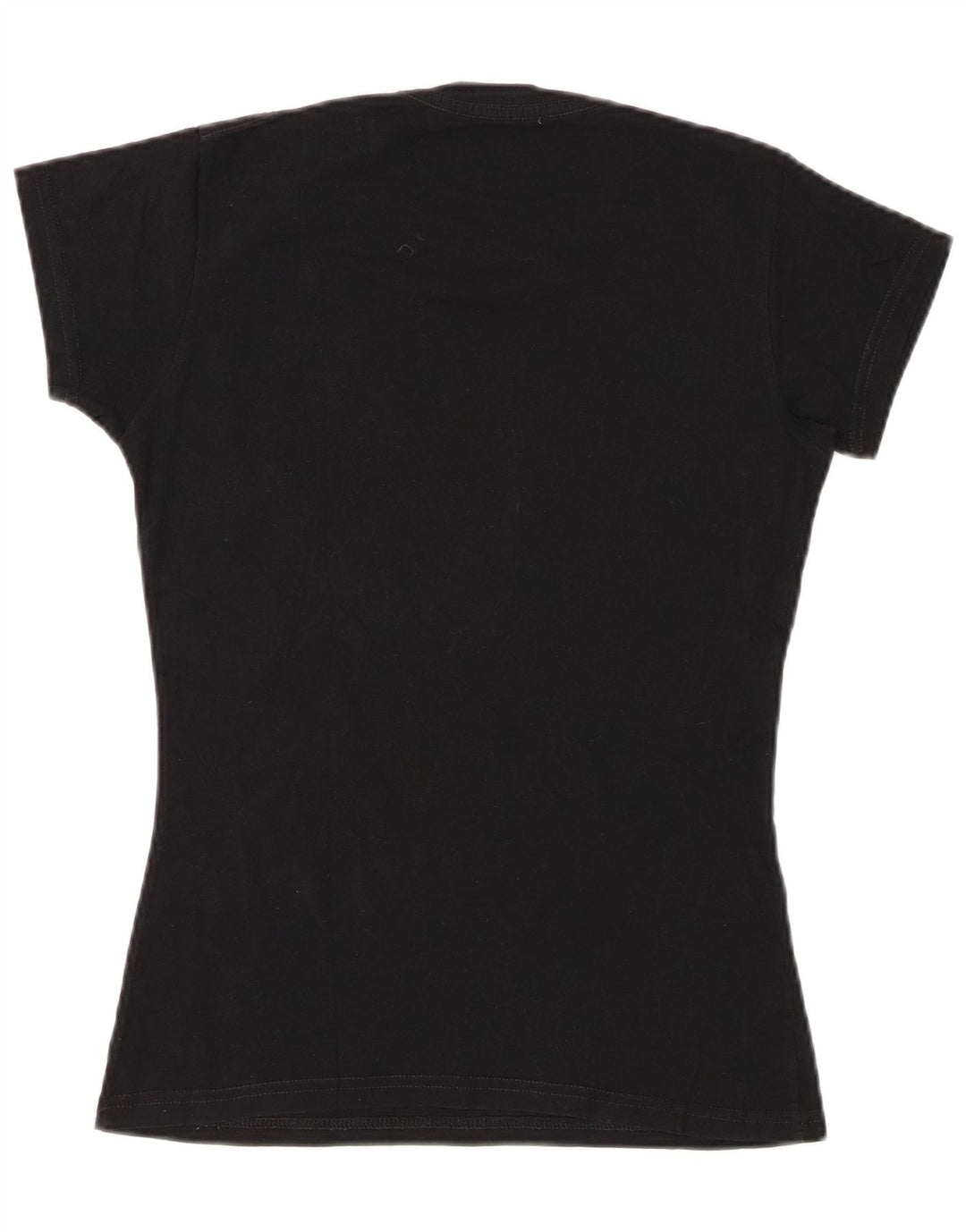 HARD ROCK CAFE Womens Barcelona Graphic T-Shirt Top UK 10 Small Black