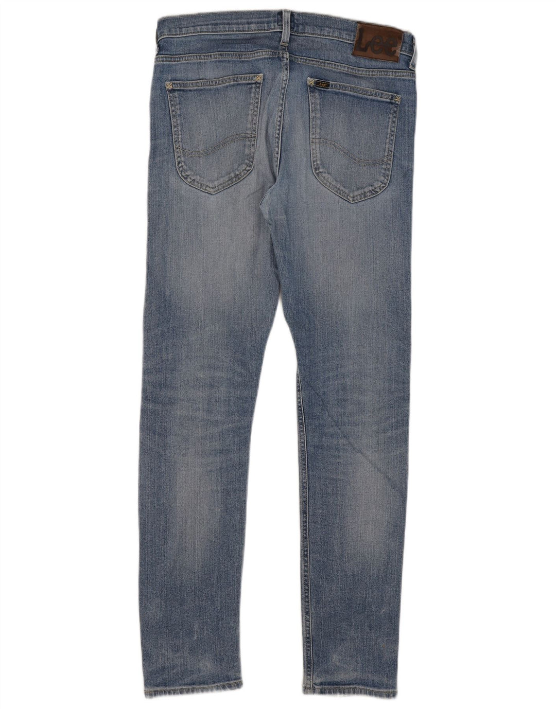 Lee Mens Luke Slim Jeans W32 L32 Blue Cotton