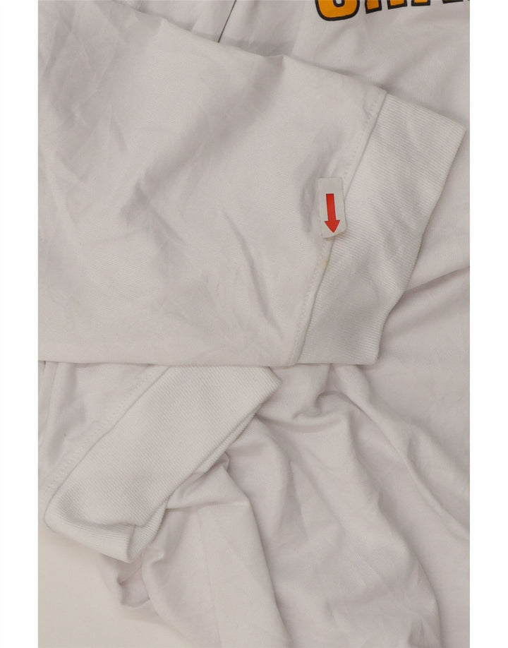 UNDER ARMOUR Mens Graphic Top Long Sleeve 2XL White