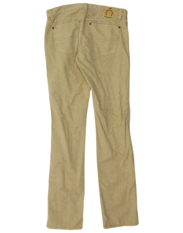RALPH LAUREN Womens Slim Casual Trousers W29 L34 Beige Cotton