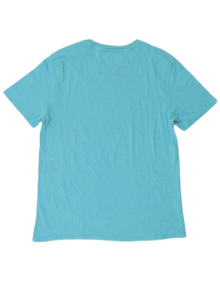 TOMMY HILFIGER Mens T-Shirt Top Large Blue