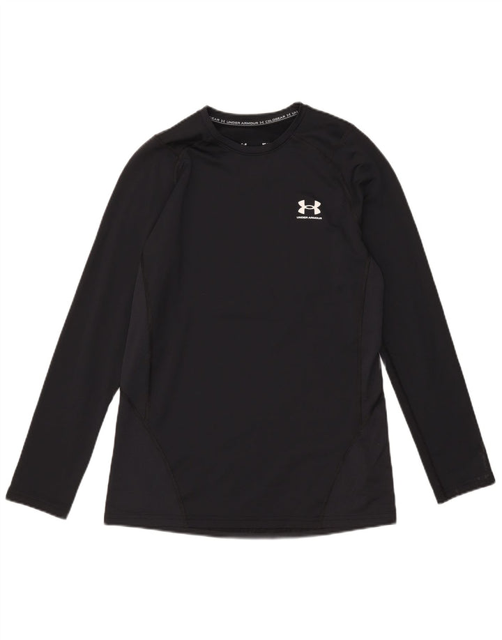 Under Armour Mens Cold Gear Top Long Sleeve Medium Black Polyester