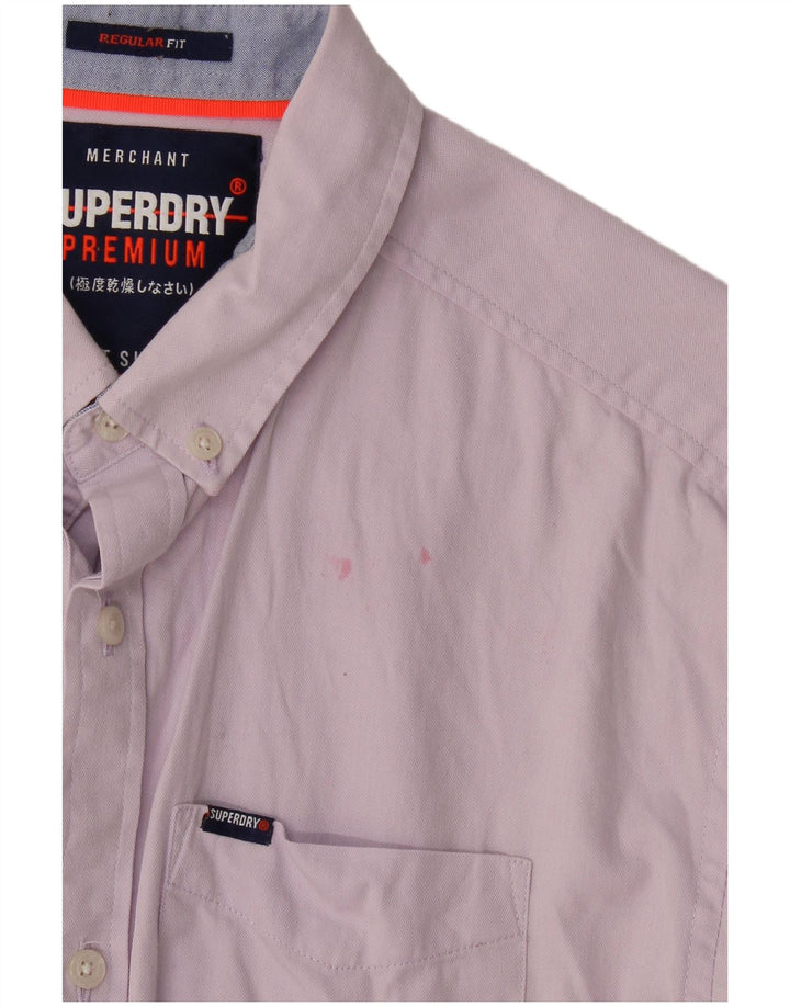 Superdry Mens Regular Fit Shirt Small Pink