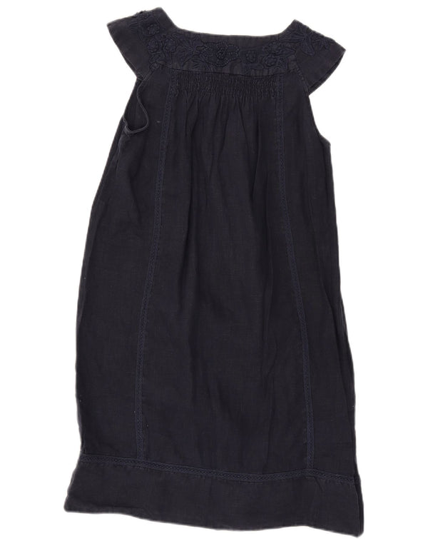 Zara Womens Sleeveless A-Line Dress UK 12 Medium Navy Blue