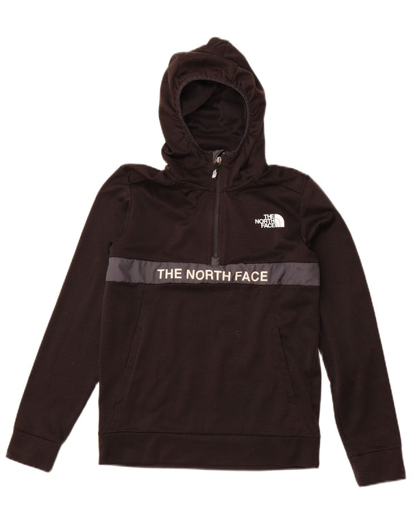 THE NORTH FACE Boys Graphic Hoodie Jumper 14-15 Years XL  Black