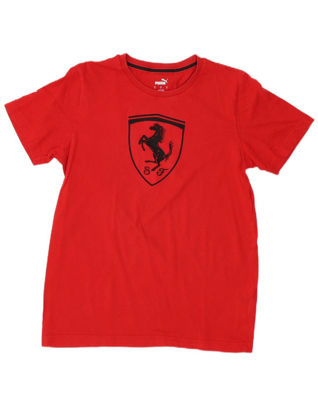 PUMA Mens Ferrari Graphic T-Shirt Top Small Red