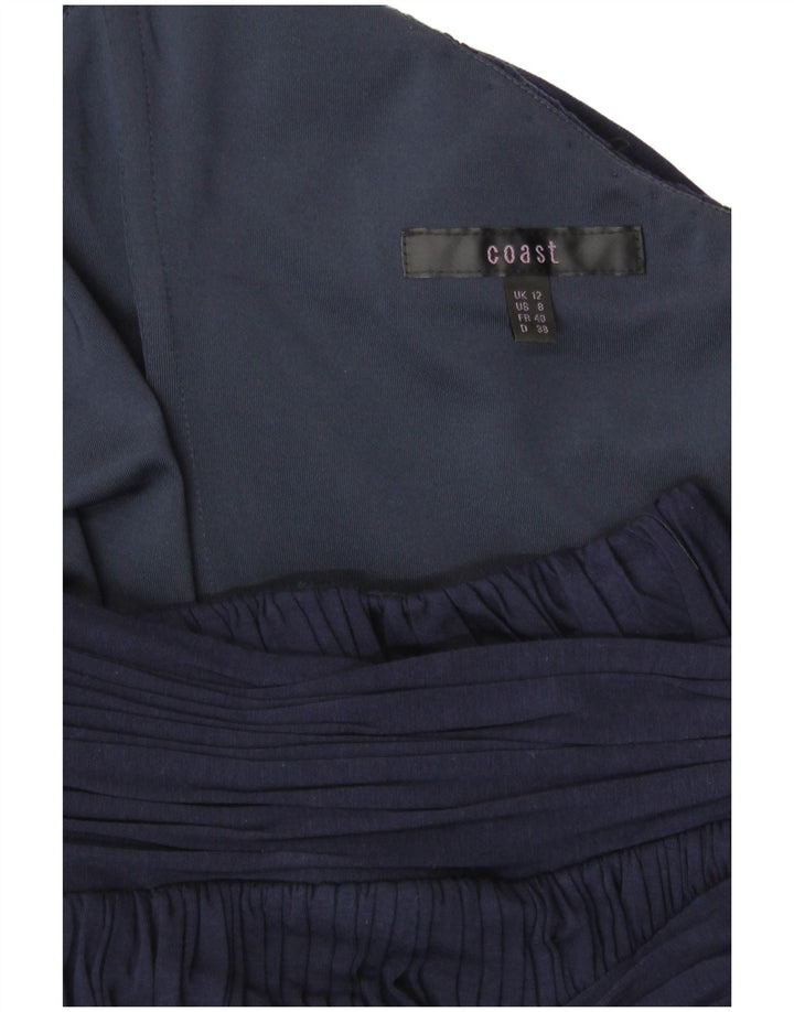 Coast Womens Maxi Halter Dress UK 12 Medium Navy Blue
