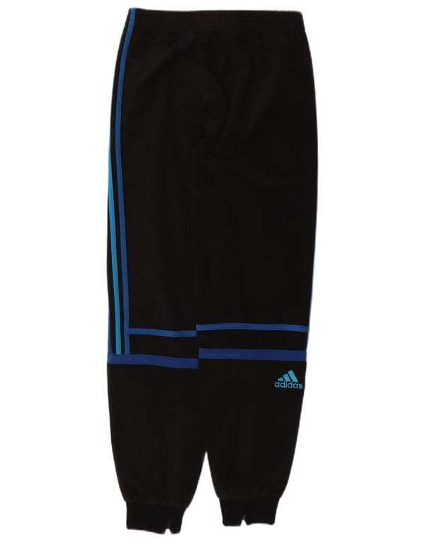 Adidas Boys Tracksuit Trousers Joggers 13-14 Years  Black Polyester