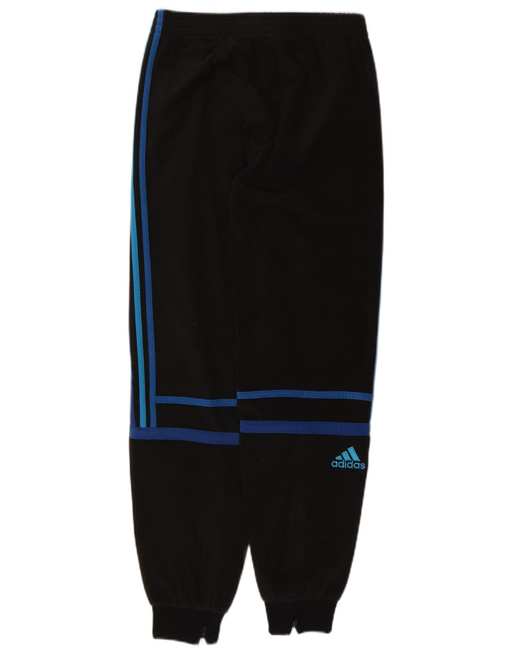 Adidas Boys Tracksuit Trousers Joggers 13-14 Years  Black Polyester