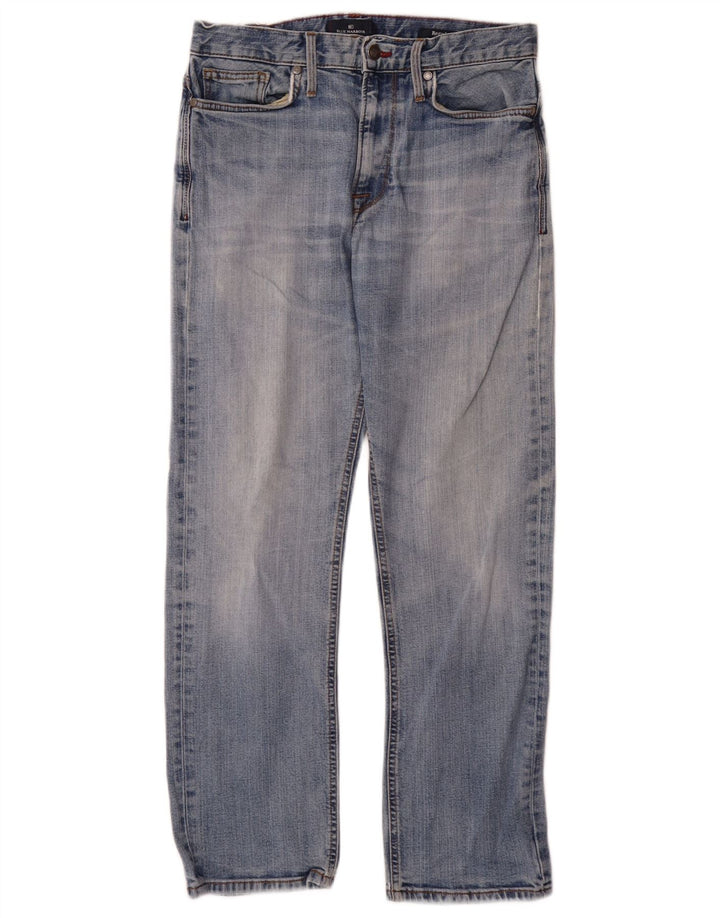 Marks & Spencer Mens Blue Harbour Regular Straight Jeans W30 L29 Cotton