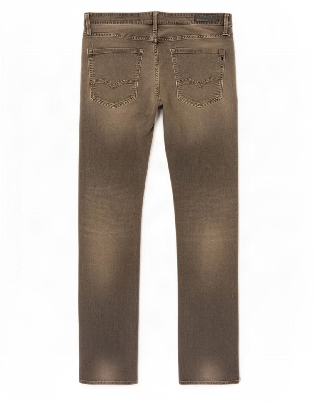 Replay Mens Waitom Slim Jeans W36 L36 Grey Cotton