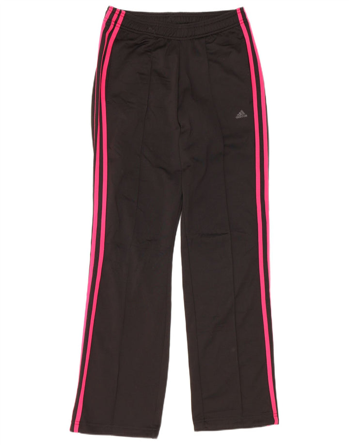 Adidas Womens Tracksuit Trousers UK 4/6 XS  Black Polyester
