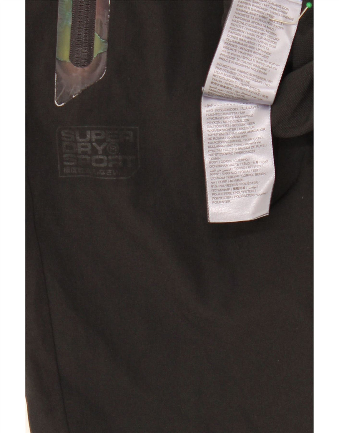 SUPERDRY Womens Tracksuit Trousers Large W32 L27 Black Polyester