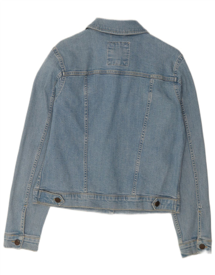Crew Clothing Womens Denim Jacket UK 12 Medium Blue