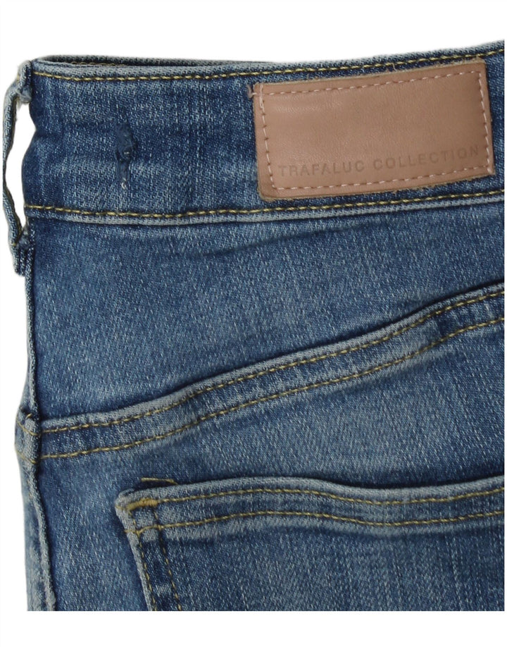 Zara Womens Distressed Skinny Jeans W26 L26 Blue