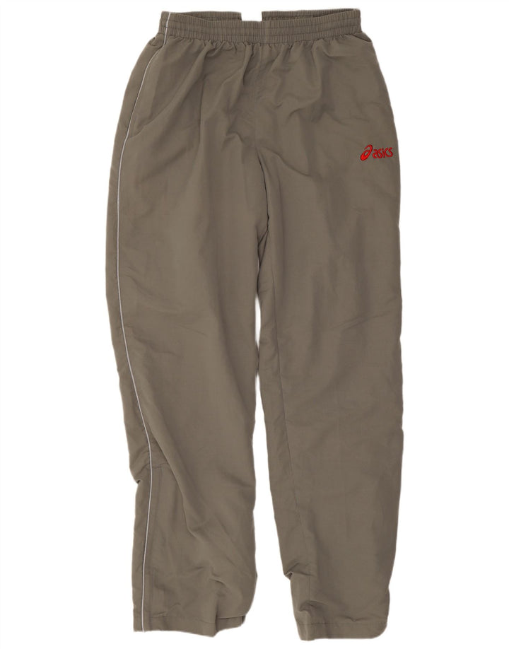 Asics Mens Tracksuit Trousers Large Khaki Polyester