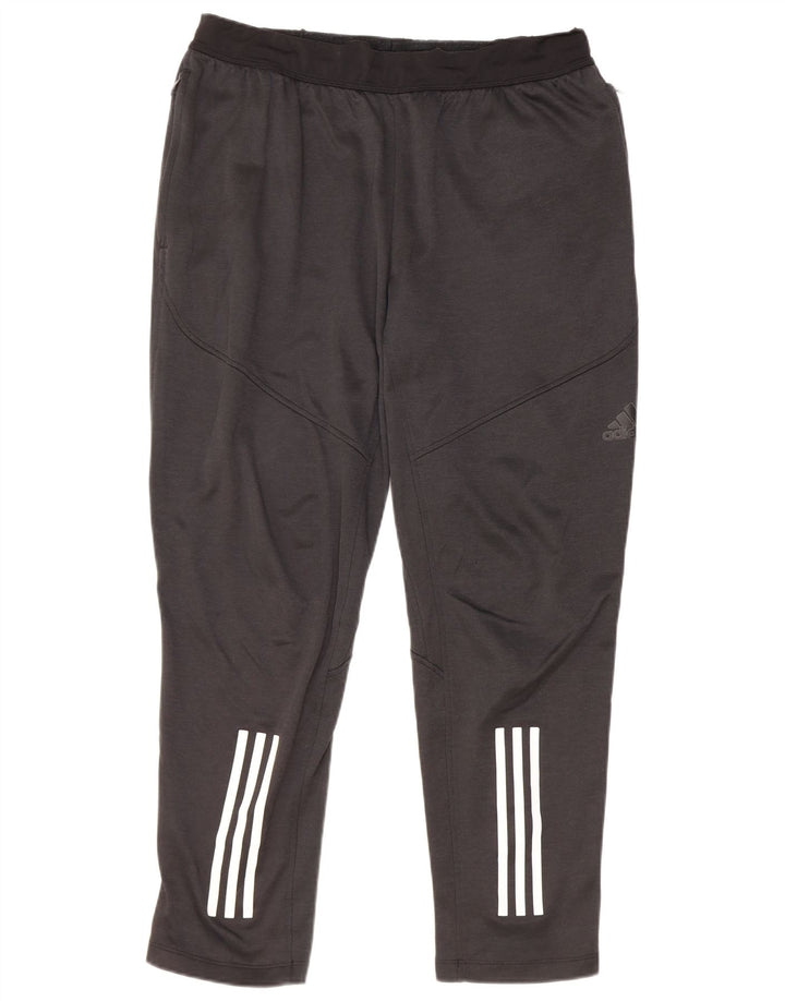 Adidas Mens Climawarm Tracksuit Trousers Large Black Polyester