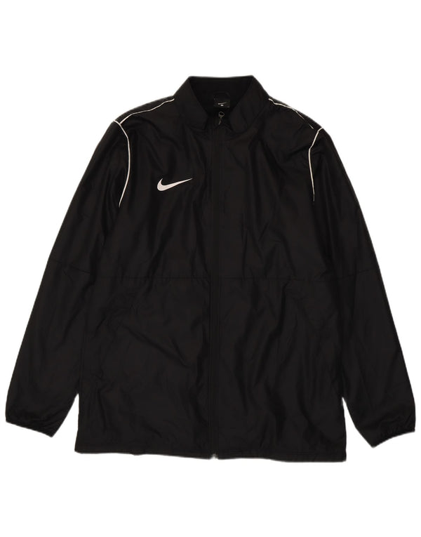 Nike Mens Tracksuit Top Jacket Large Black Polyester