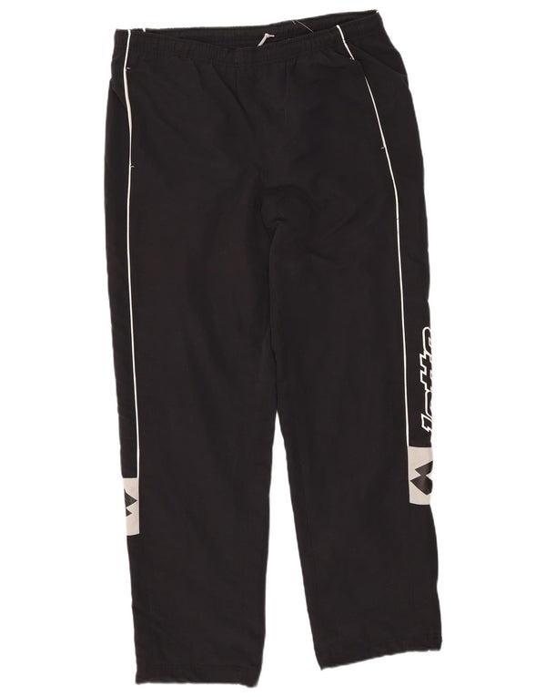 LOTTO Mens Graphic Tracksuit Trousers Medium  Black Polyester