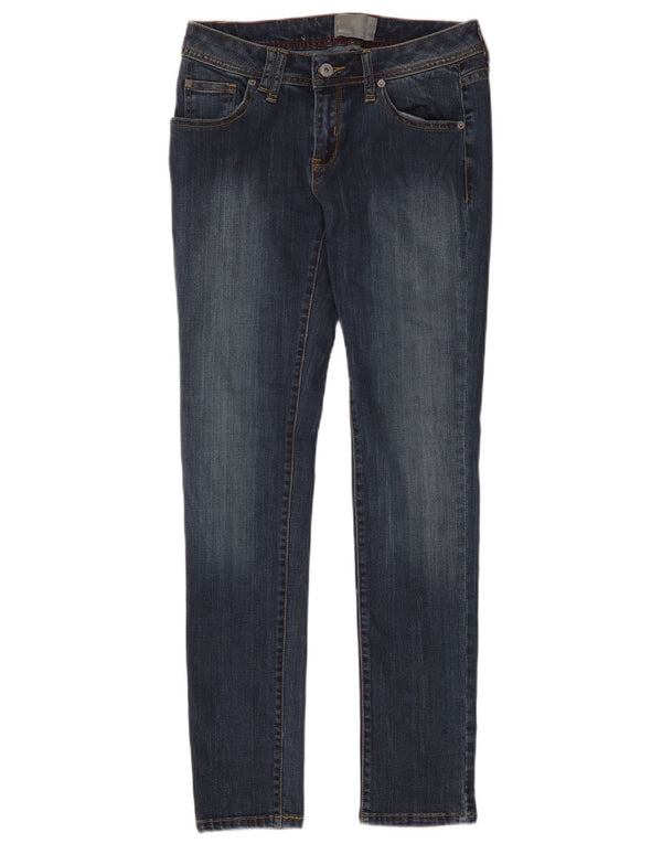 Bench Womens Skinny Jeans W28 L32 Navy Blue Cotton