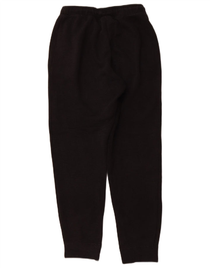 NIKE Womens Tracksuit Trousers Joggers UK 8 Small Black Cotton