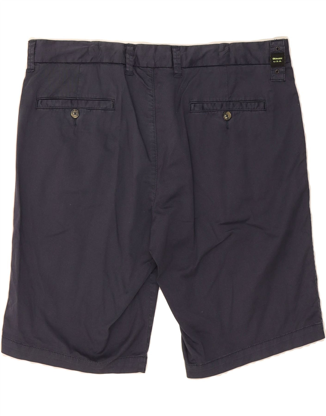 BLAUER Mens Chino Shorts W36 Large Navy Blue Cotton Vintage Blauer and Second-Hand Blauer from Messina Hembry 