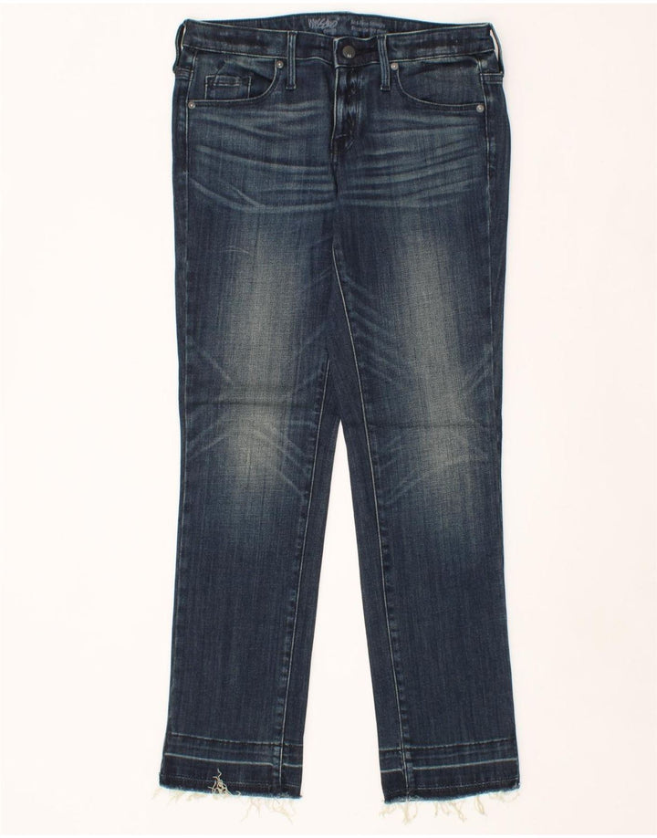 MOSSIMO Womens Mid Rise Straight Jeans US 6 Medium W28 L29 Navy Blue Vintage Mossimo and Second-Hand Mossimo from Messina Hembry 