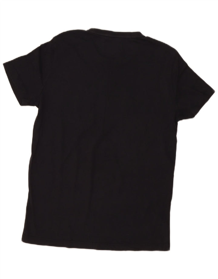 Calvin Klein Mens Graphic T-Shirt Top Medium Black Cotton
