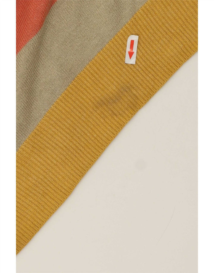 Quiksilver Mens Boat Neck Jumper Sweater Medium Multicoloured Striped