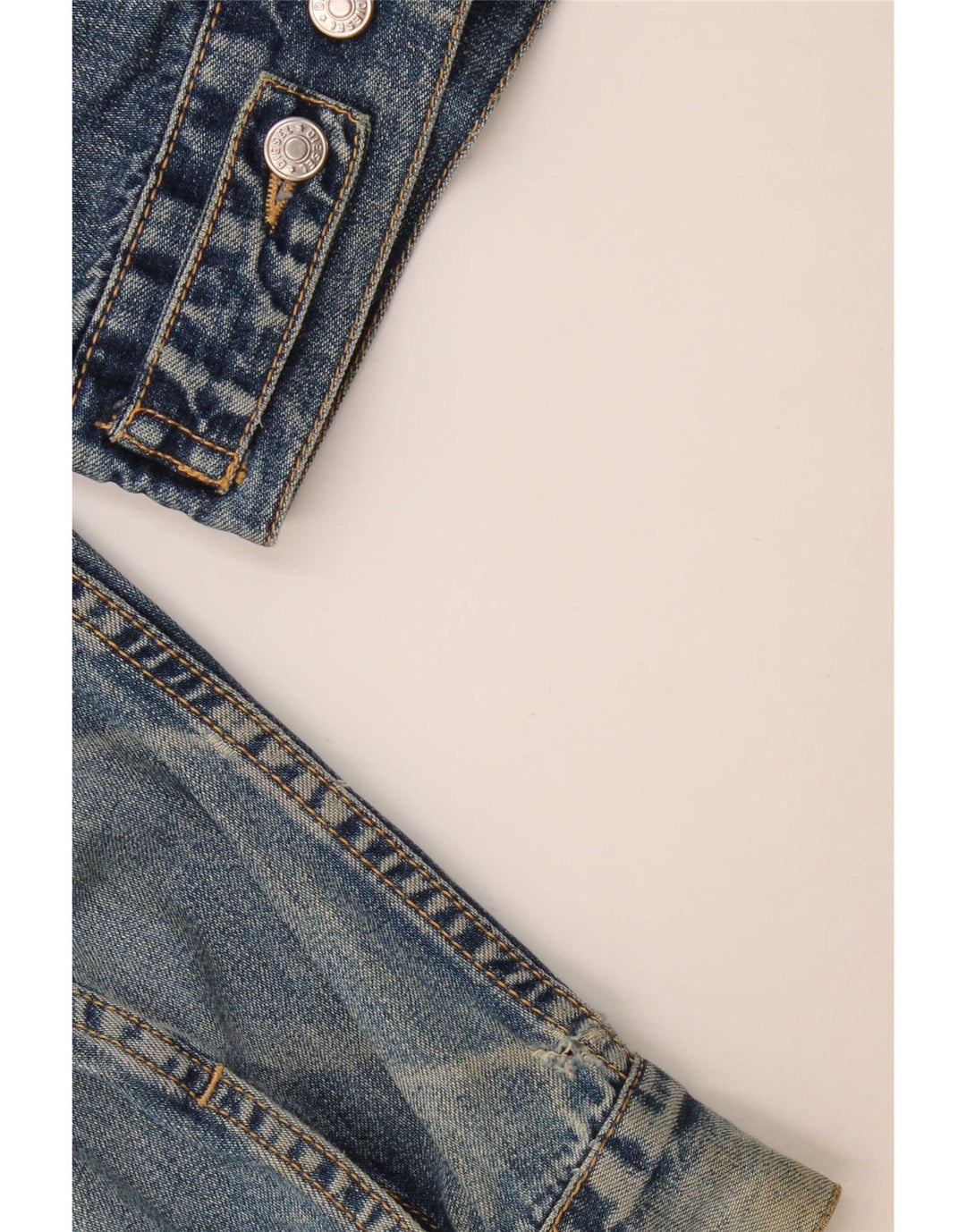 Diesel Boys Denim Jacket 11-12 Years XL Blue Cotton