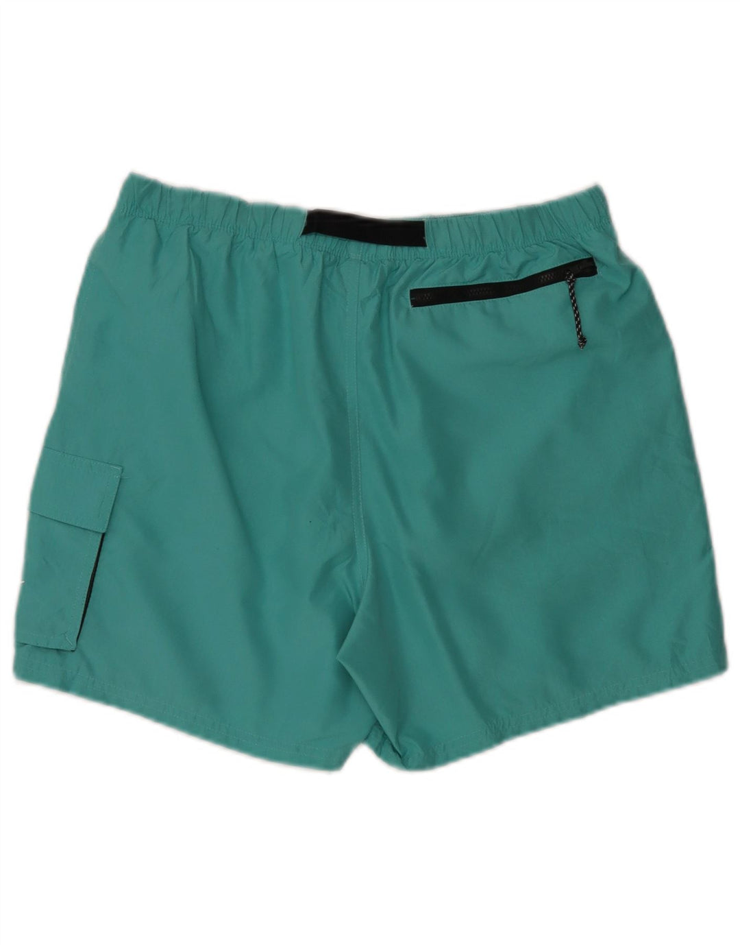 Nike Womens Swimming Shorts UK 14 Medium  Green Polyester