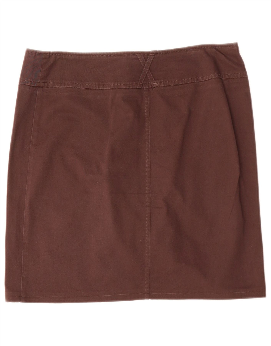 Vintage Womens Mini Skirt IT 42 Medium W32 Brown