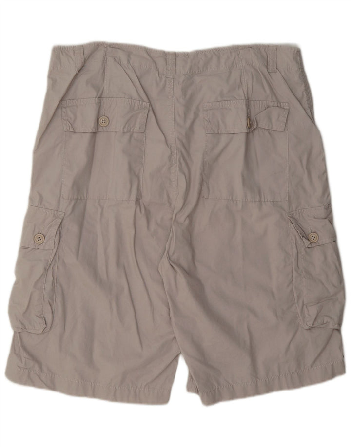 Marks & Spencer Mens Blue Harbour Cargo Shorts W38 XL Grey Cotton