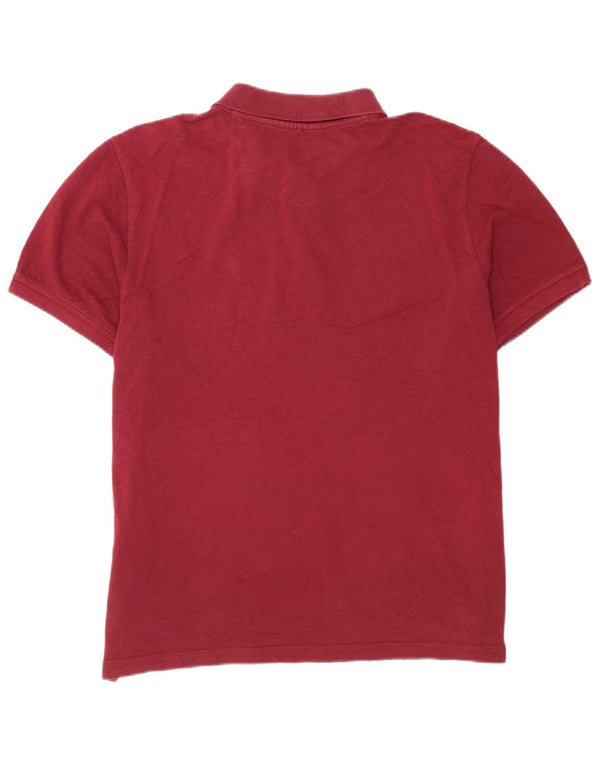Pierre Cardin Mens Regular Fit Polo Shirt XL Burgundy Cotton
