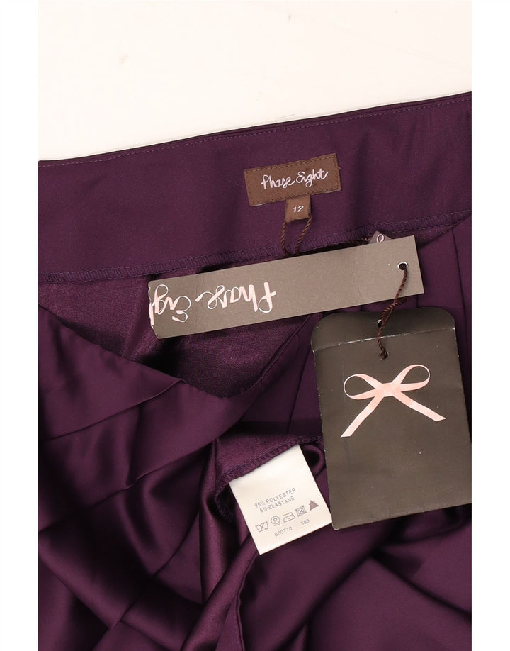 Phase Eight Womens Pencil Skirt UK 12 Medium W30 Purple Polyester