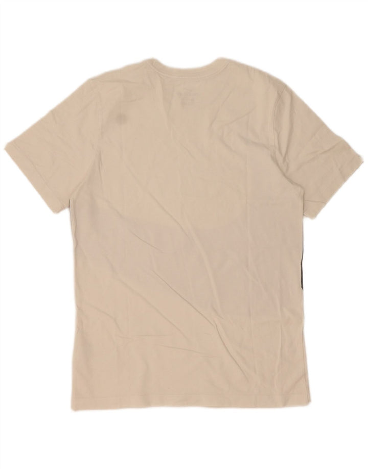 Nike Mens Graphic T-Shirt Top Medium White Cotton