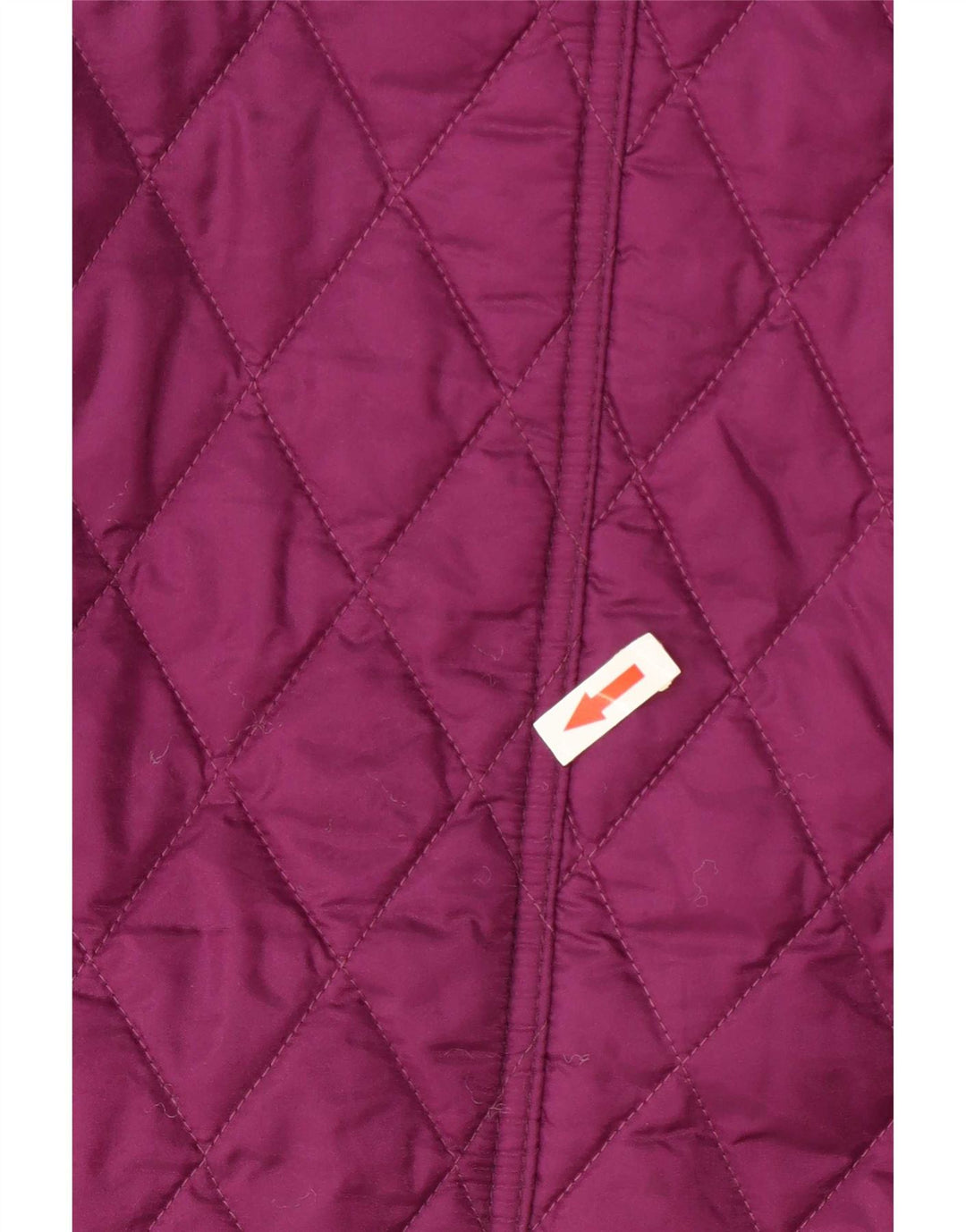 Barbour Womens Quilted Jacket UK 16 Large Purple Colourblock Polyamide