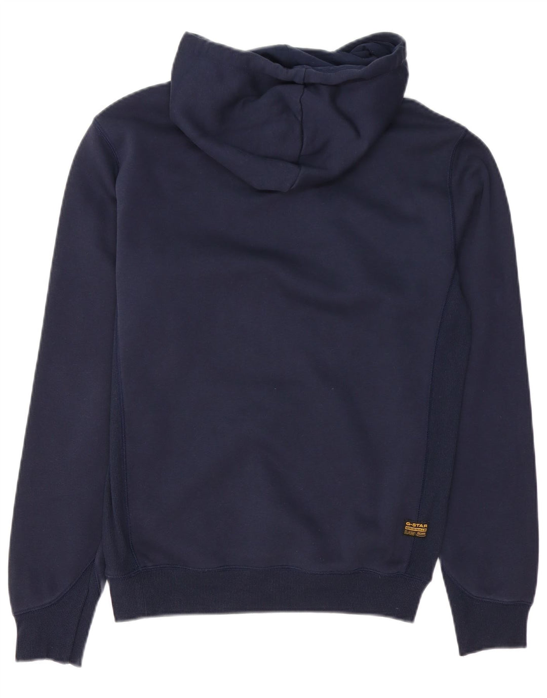 G-STAR Mens Hoodie Jumper XS Navy Blue Cotton