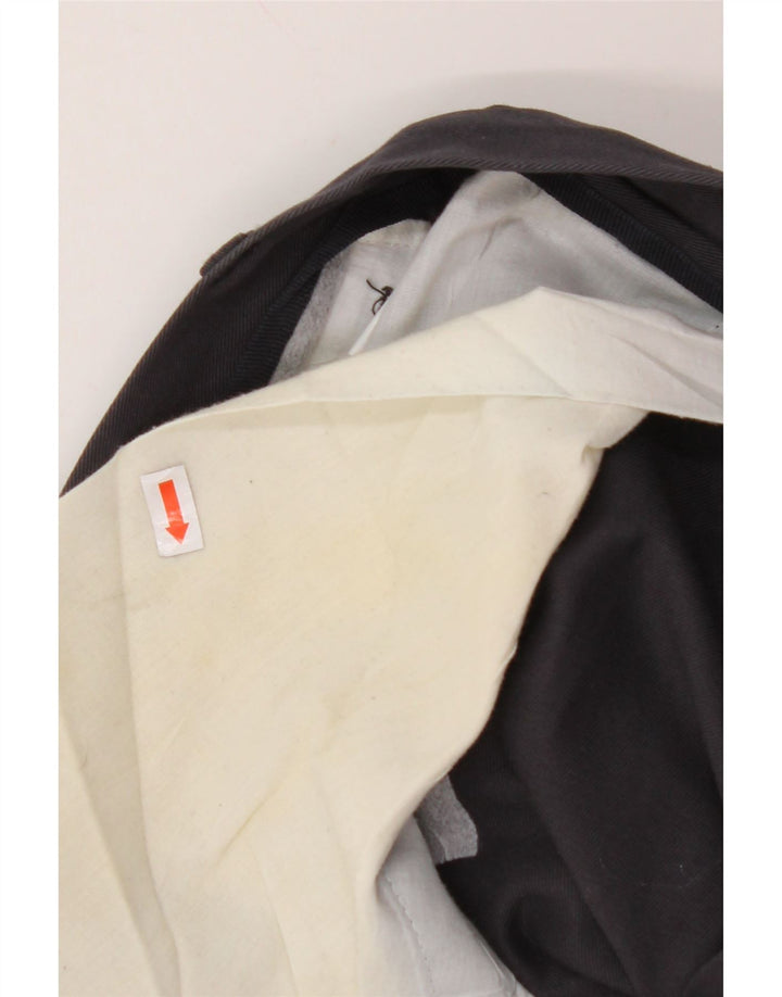 IZOD Mens Slim Fit Chino Trousers W30 L30 Navy Blue Cotton