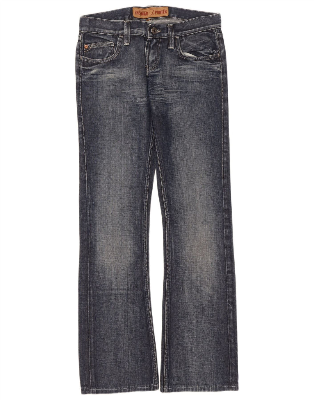 Freeman T. Porter Womens Bootcut Jeans W26 L31 Blue Cotton