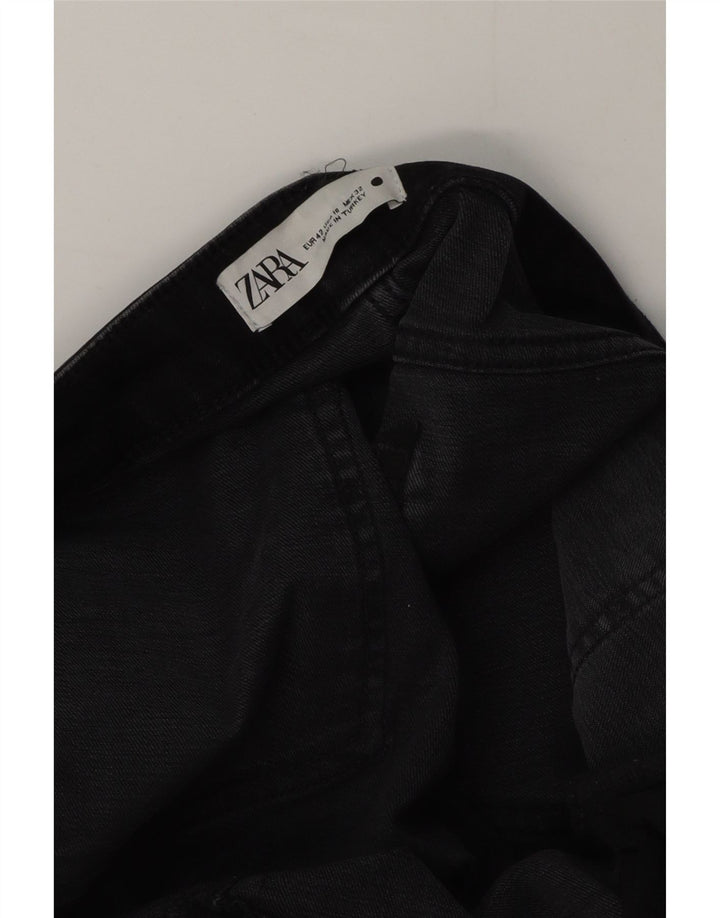 Zara Womens Bootcut Jeans EU 42 Large W32 L29 Black