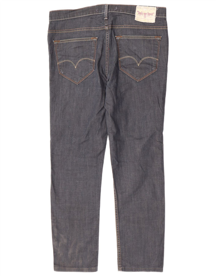 Levi's Mens 519 Slim Jeans W36 L29 Navy Blue Cotton