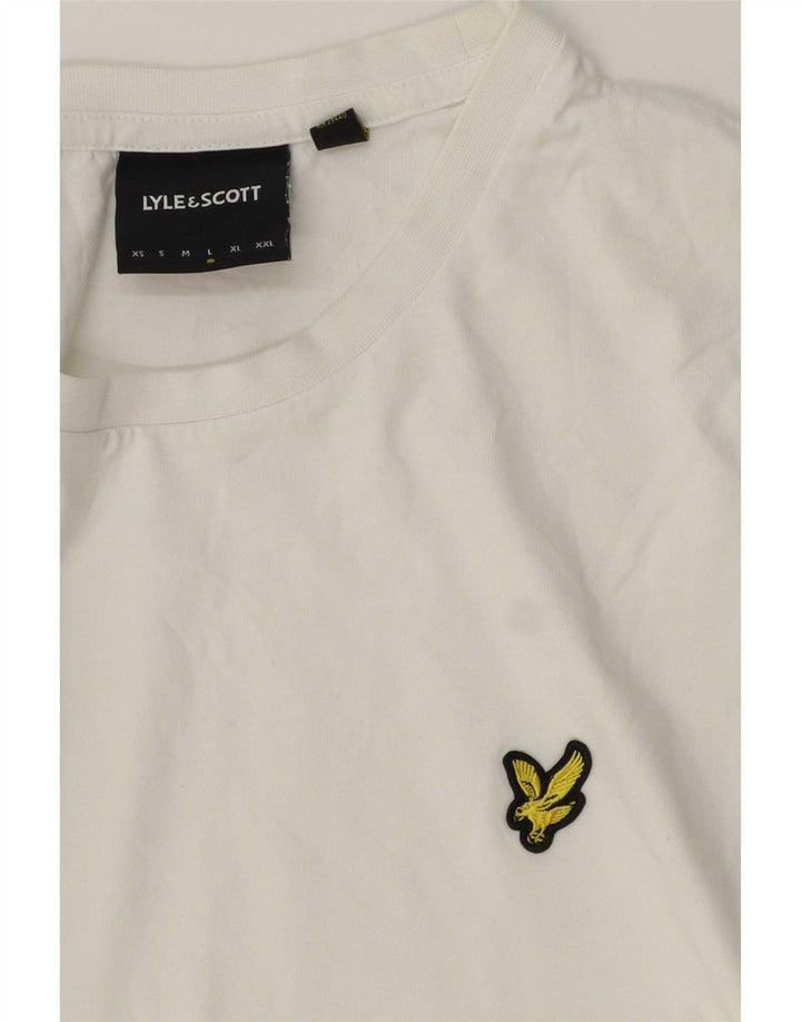 Lyle & Scott Mens T-Shirt Top Large White