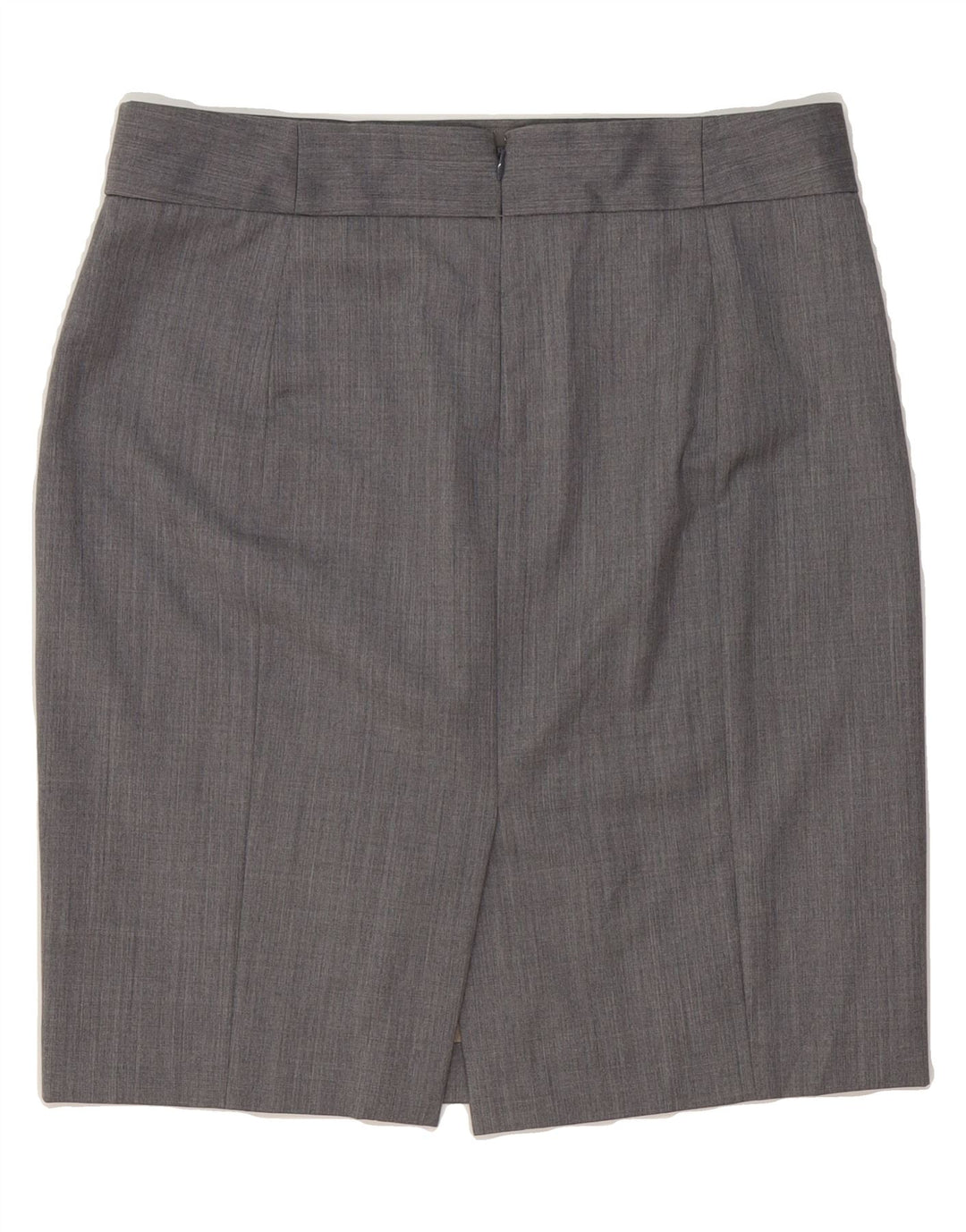 J. CREW Womens Pencil Skirt US 10 Large W34 Grey Wool Vintage J. Crew and Second-Hand J. Crew from Messina Hembry 
